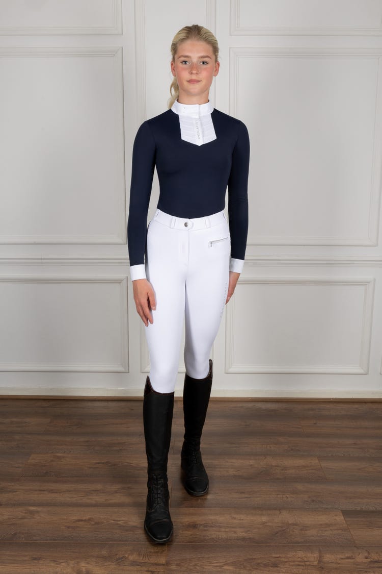 Coldstream Long Sleeve Roslin Ruffled Crystal Show Shirt image 1